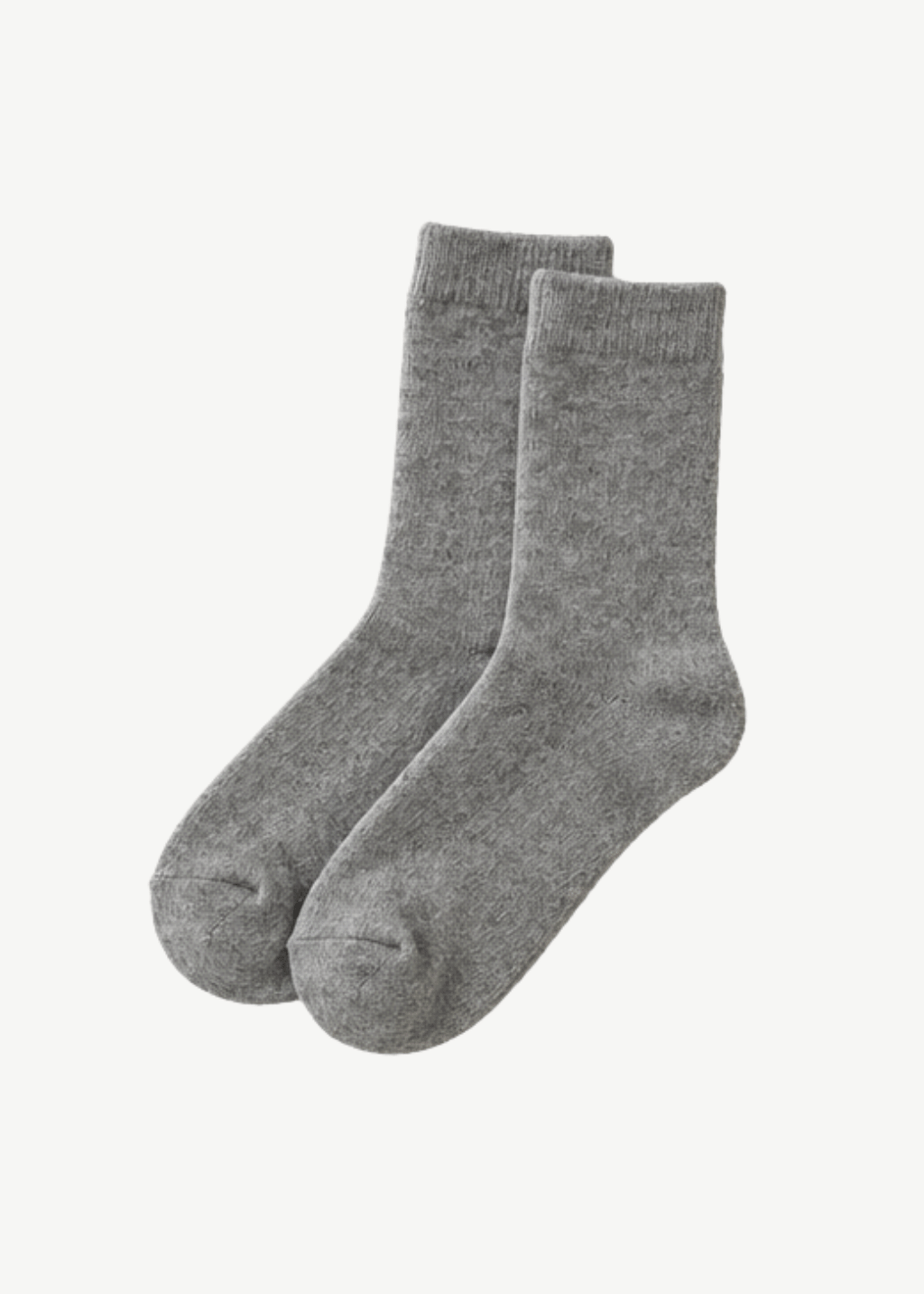 ELMNTL Cloudwalk Cashmere Wool Socks in Ash | Shop Tula