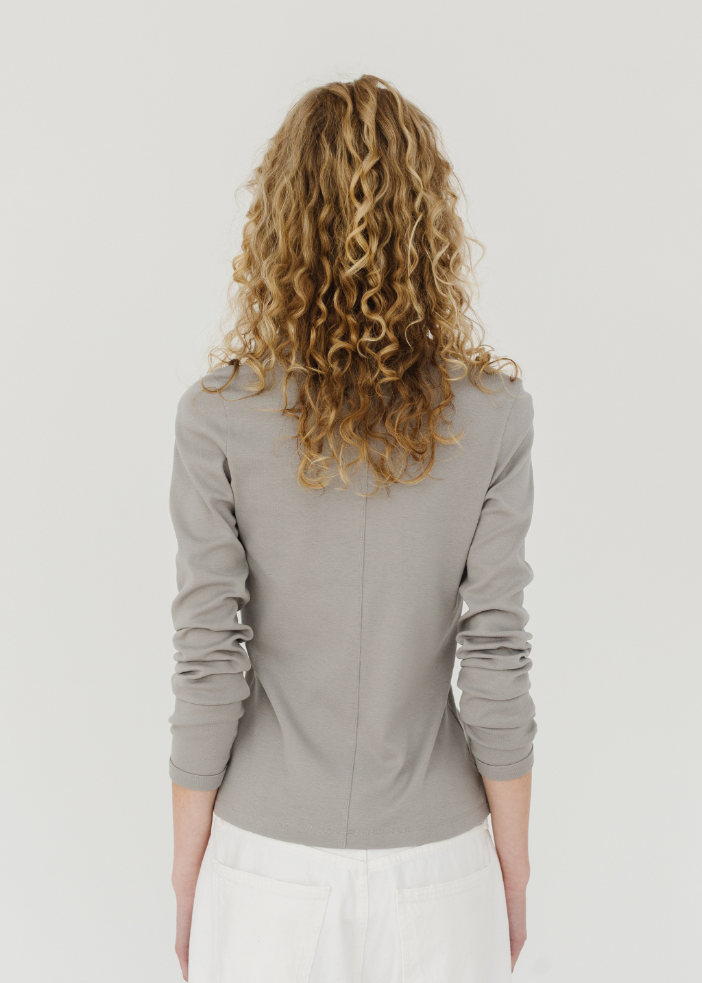 FLORE FLORE Dewi Longsleeve in Mouse | Shop Tula