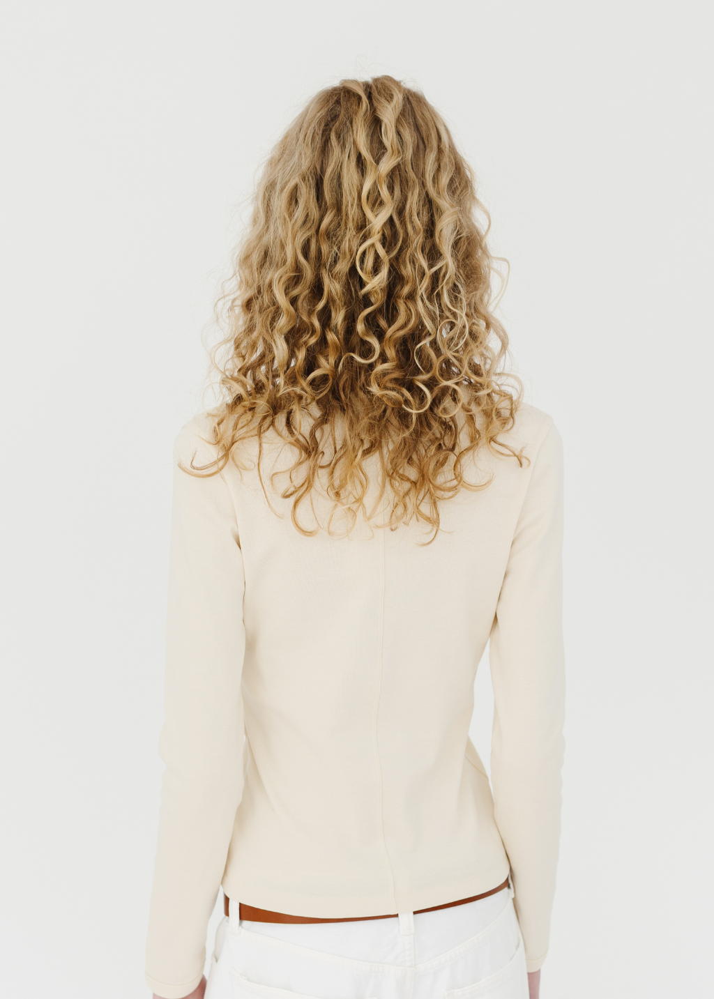 FLORE FLORE Dewi Longsleeve in Off-White | Shop Tula