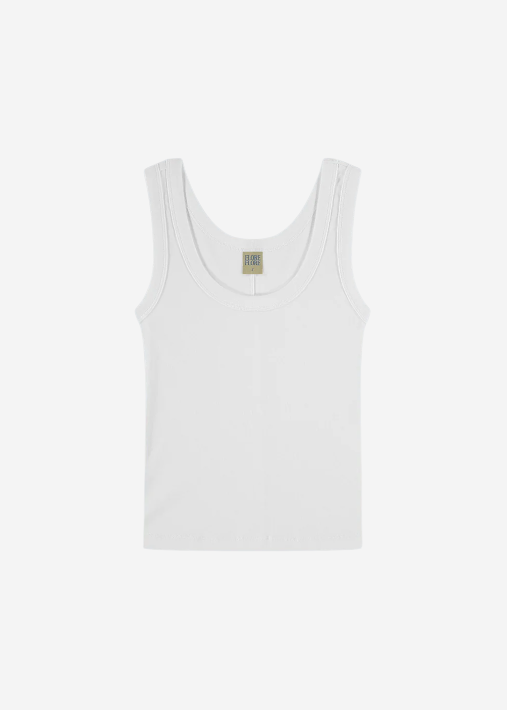 FLORE FLORE Hillie Tank in White | Shop Tula