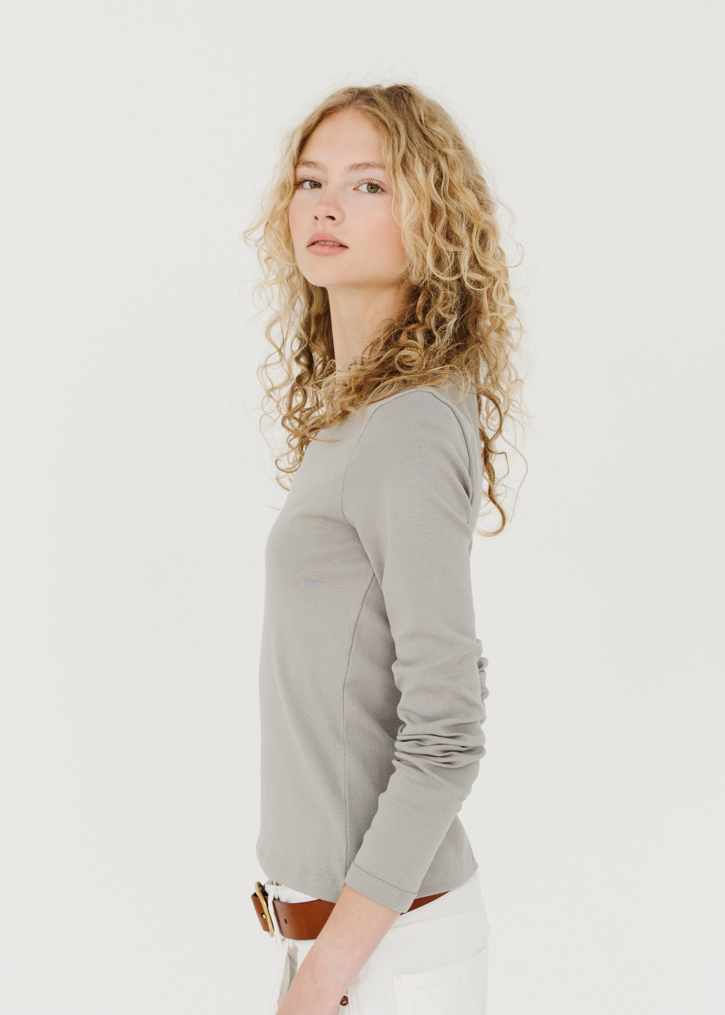 FLORE FLORE Max Tee in Mouse | Shop Tula