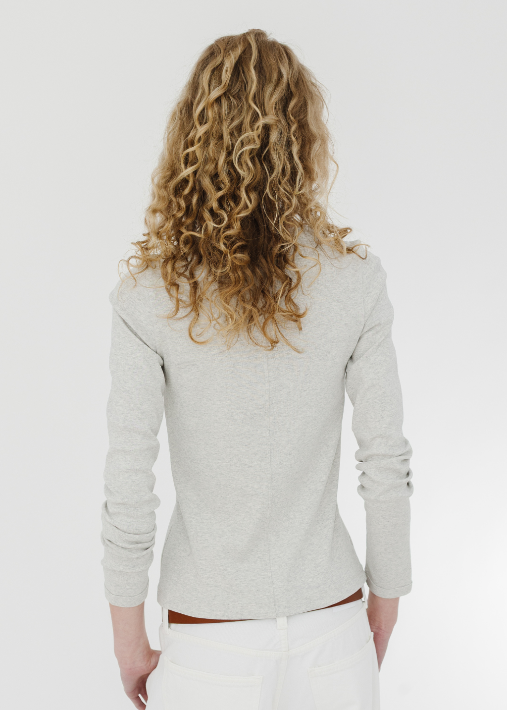 FLORE FLORE Steffi Longsleeve in Heather Grey | Shop Tula