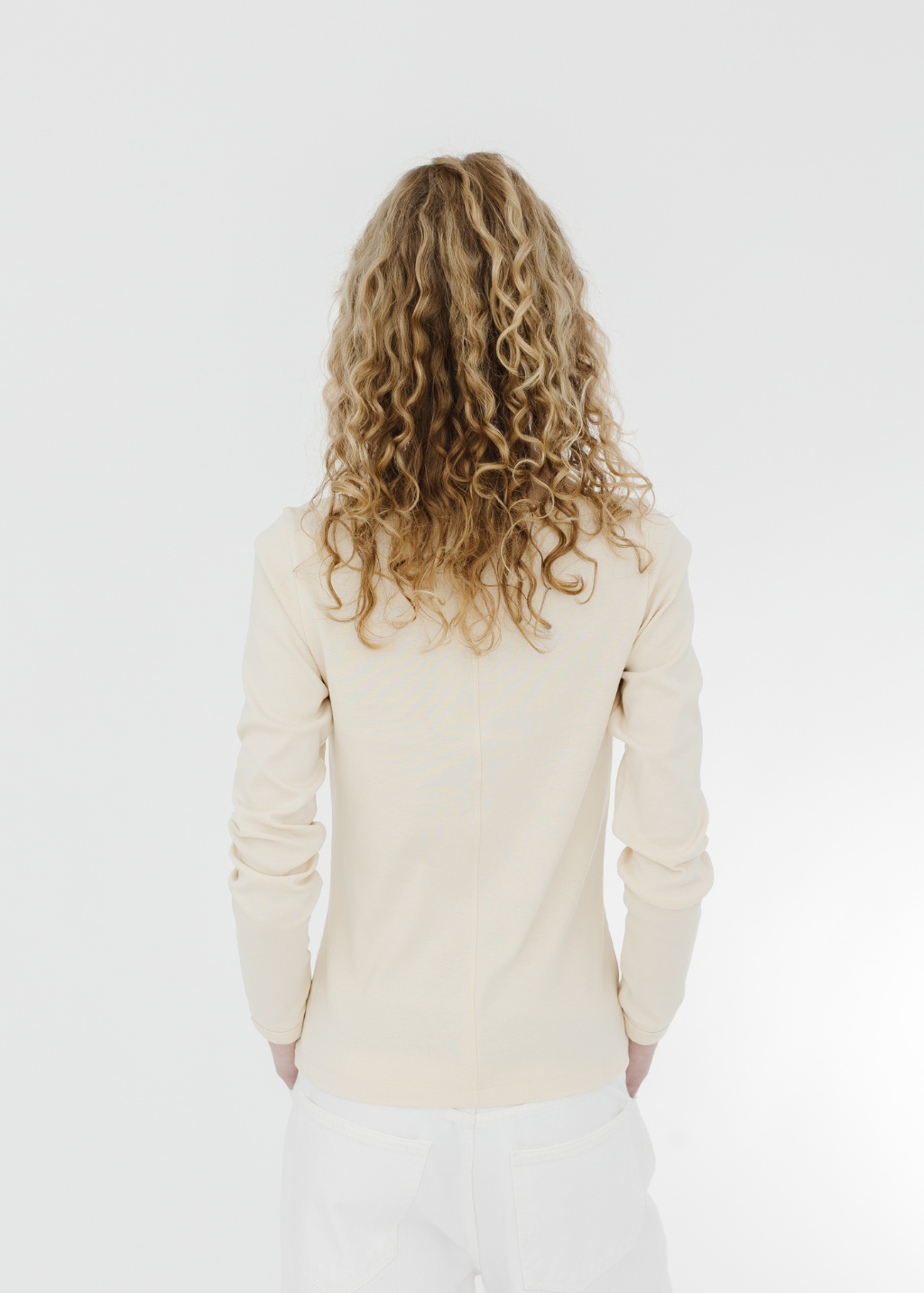 FLORE FLORE Steffi Longsleeve in Off White | Shop Tula