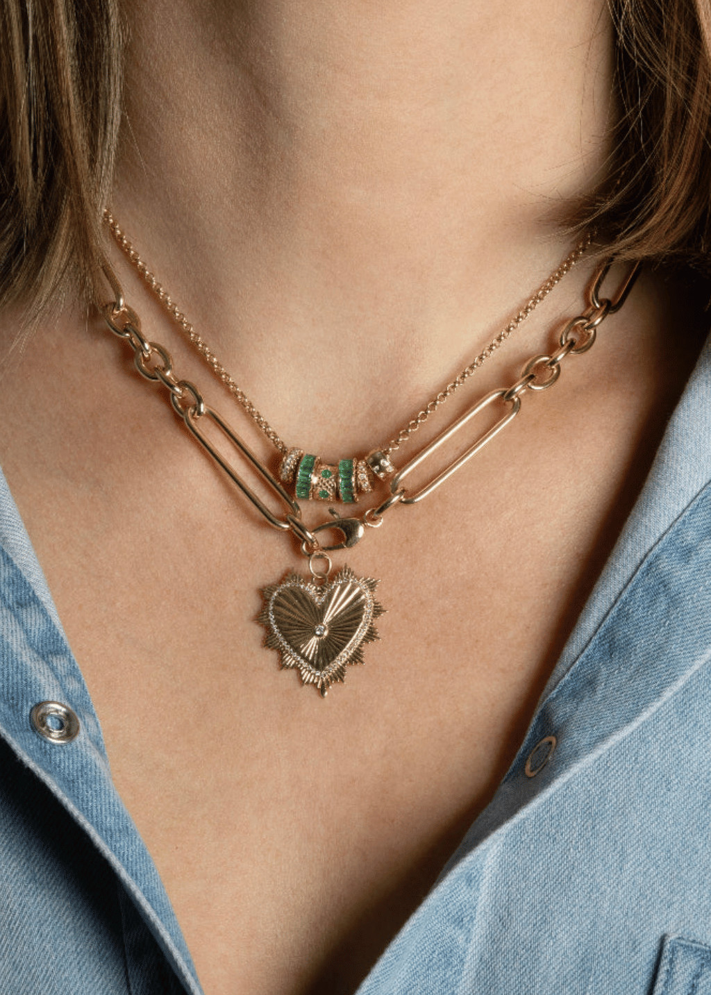 Felicidad Chunky Mixed Link Chain Necklace | Shop Tula
