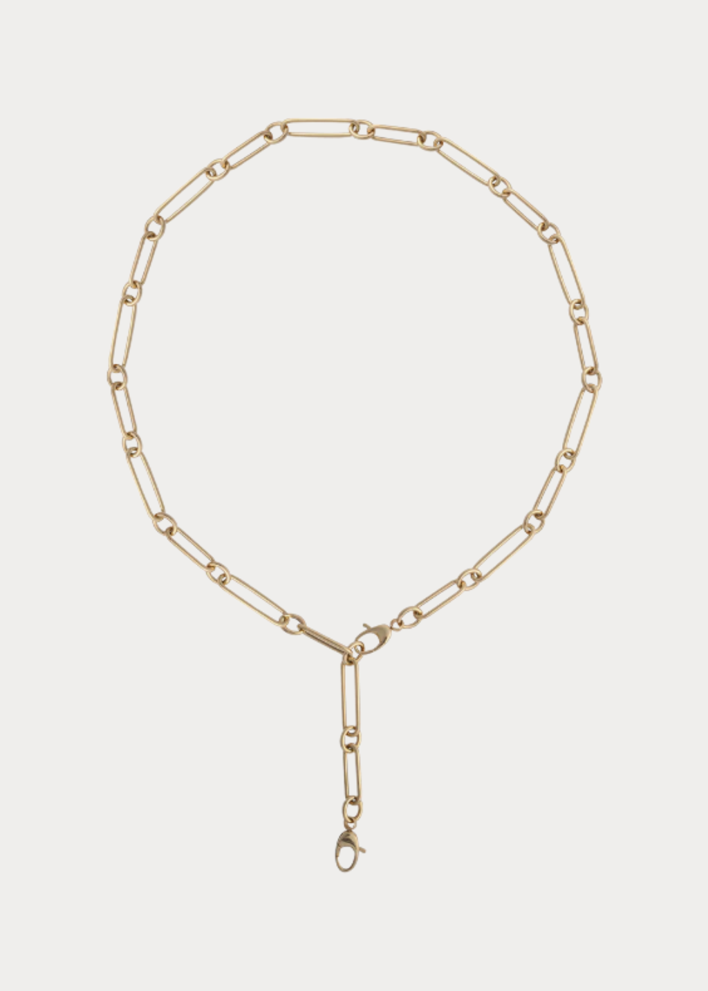 Felicidad Elongated Link Double Clasp Chain | Shop Tula