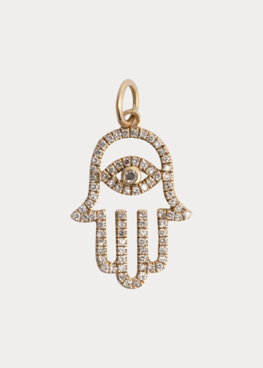 Felicidad Hamsa Diamond Mini Pendant | Shop Tula