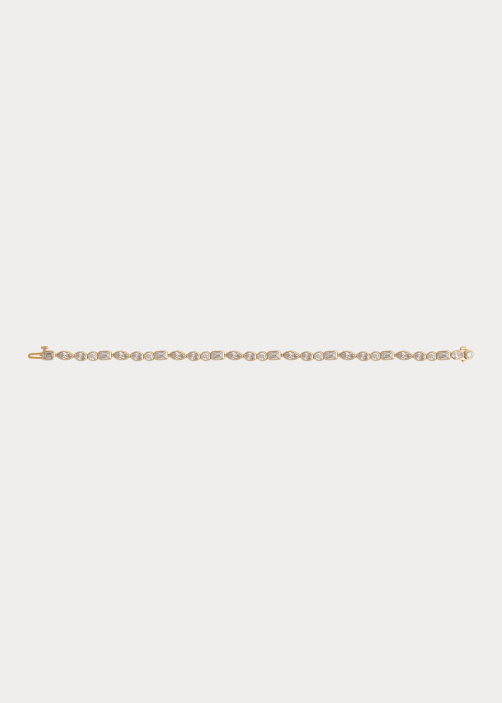 Felicidad Multi-Shape Lab-Grown Diamond Tennis Bracelet | Shop Tula