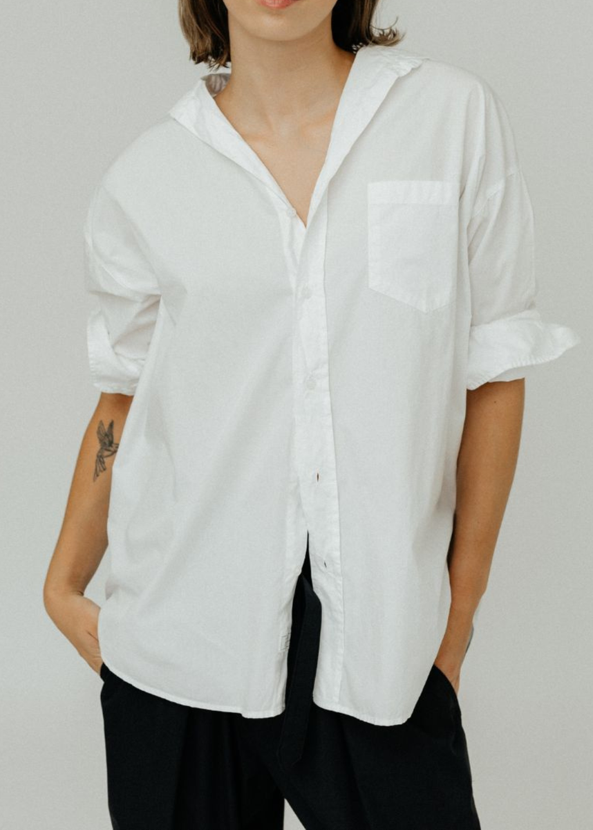 Frank & Eileen Shirley Button Shirt in White | Shop Tula