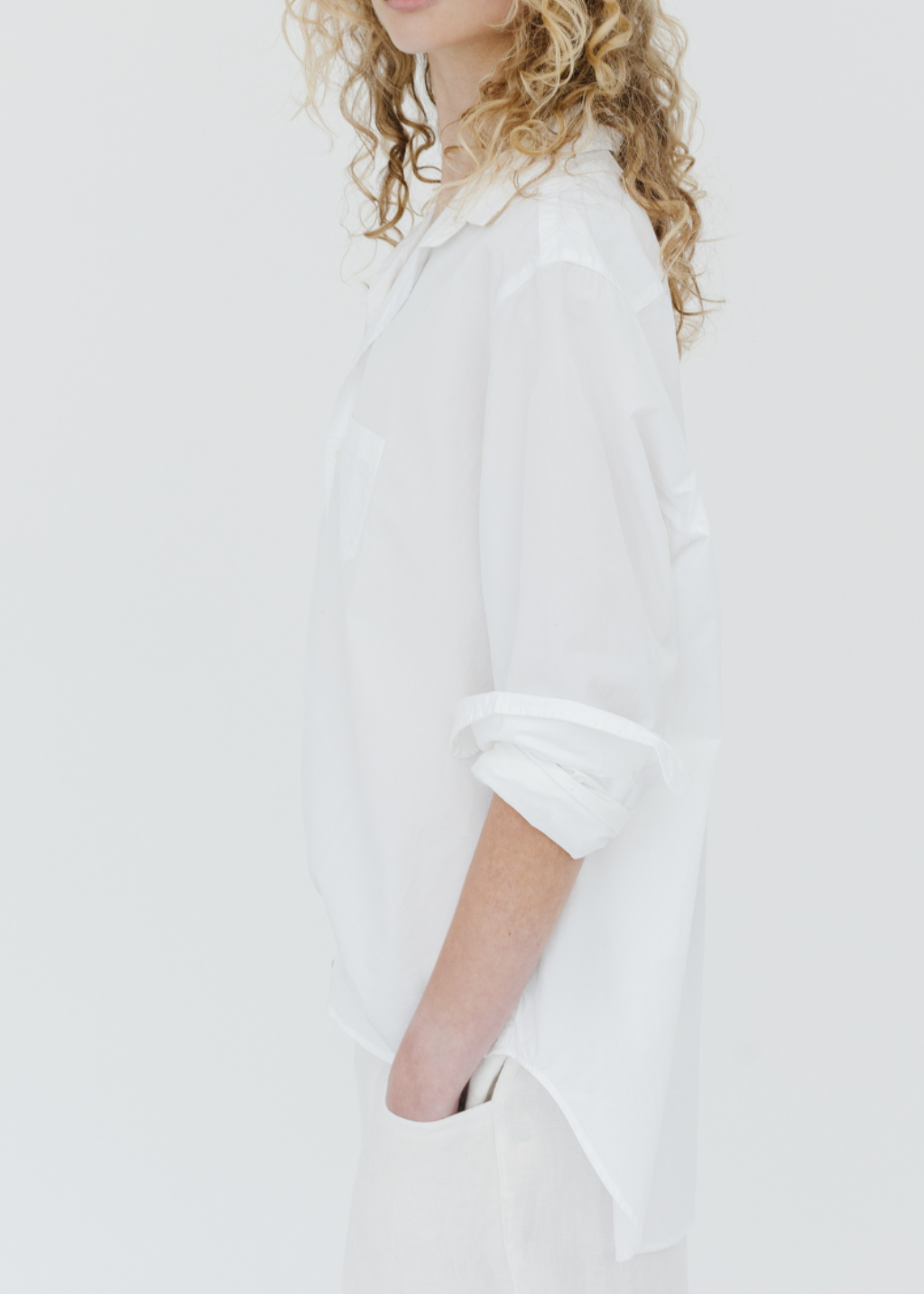 Frank & Eileen Superluxe 'Eileen' in White | Shop Tula
