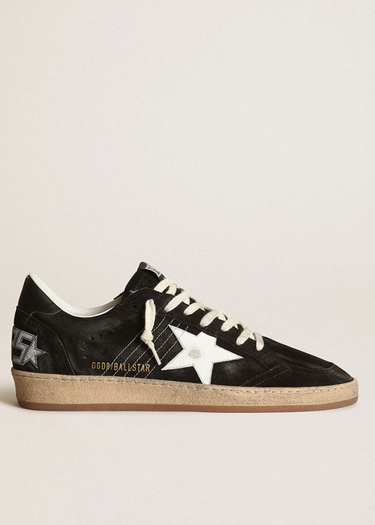 Golden Goose Deluxe Brand Ball Star Black Suede Sneaker | Tula Online Boutique 
