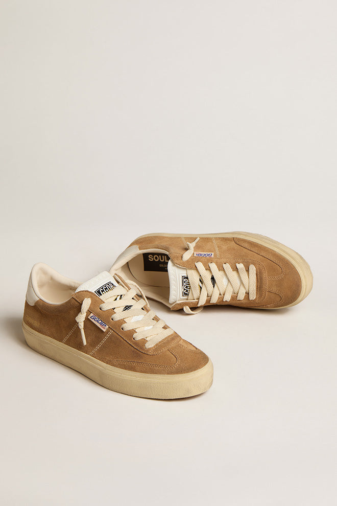 Golden Goose Soul-Star Suede Sneaker in Tobacco | Tula's Online Boutique