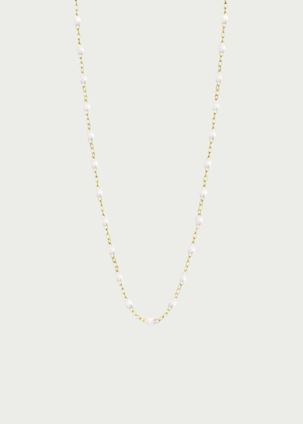 Gigi Clozeau Classic Gigi Necklace in White | Shop Tula