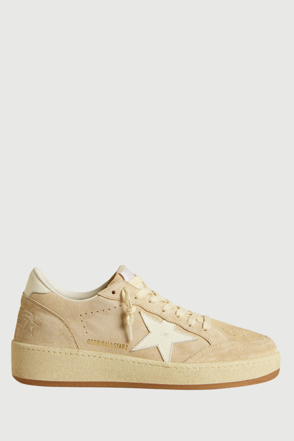 Golden Goose Ballstar 2 Sneaker in Light Beige/Milk | Shop Tula