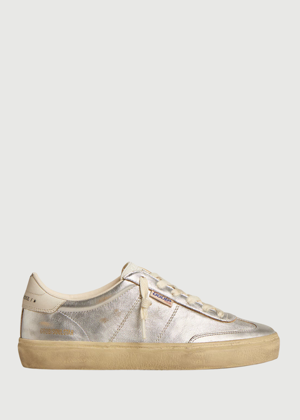 Golden Goose Soul-Star in Silver/White/Milk | Shop Tula