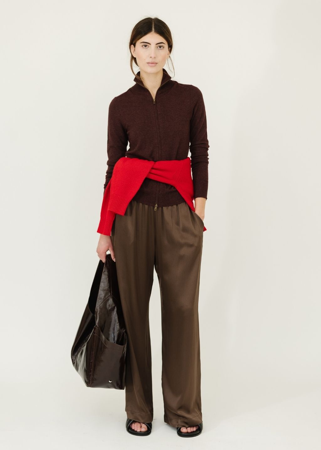 Isabel Marant Cecile Sweater in Maroon | Shop Tula
