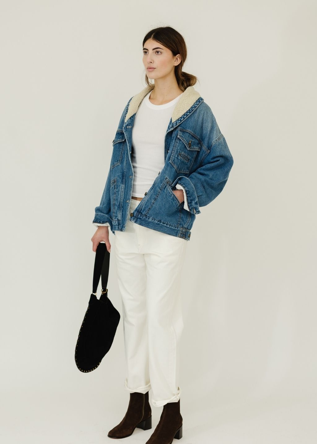 Isabel Marant Pimia Denim Jacket in Blue | Shop Tula