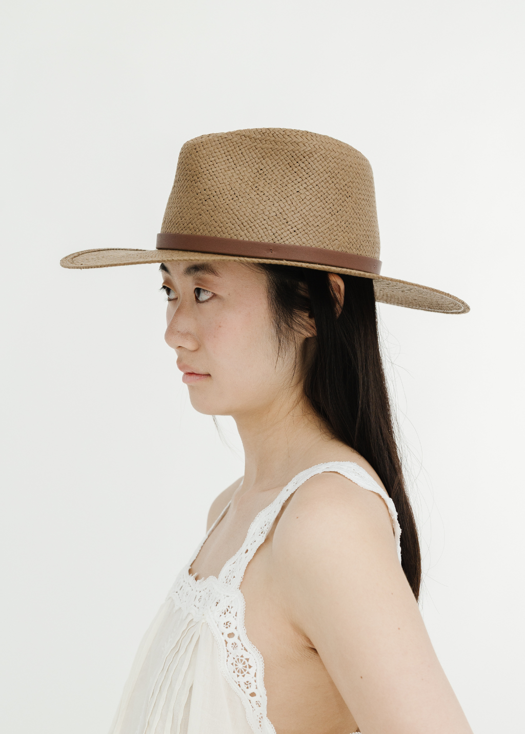 Janessa Leone Sherman Hat in Brown | Shop Tula