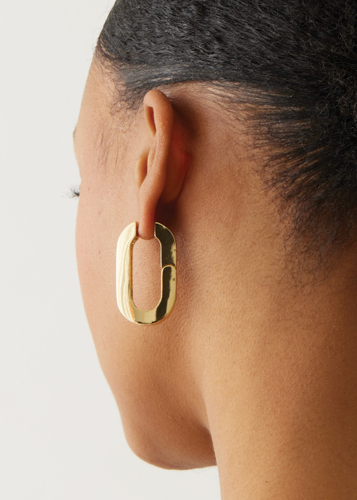 Jenny Bird Mega U-Link Earrings in Gold | Shop Tula