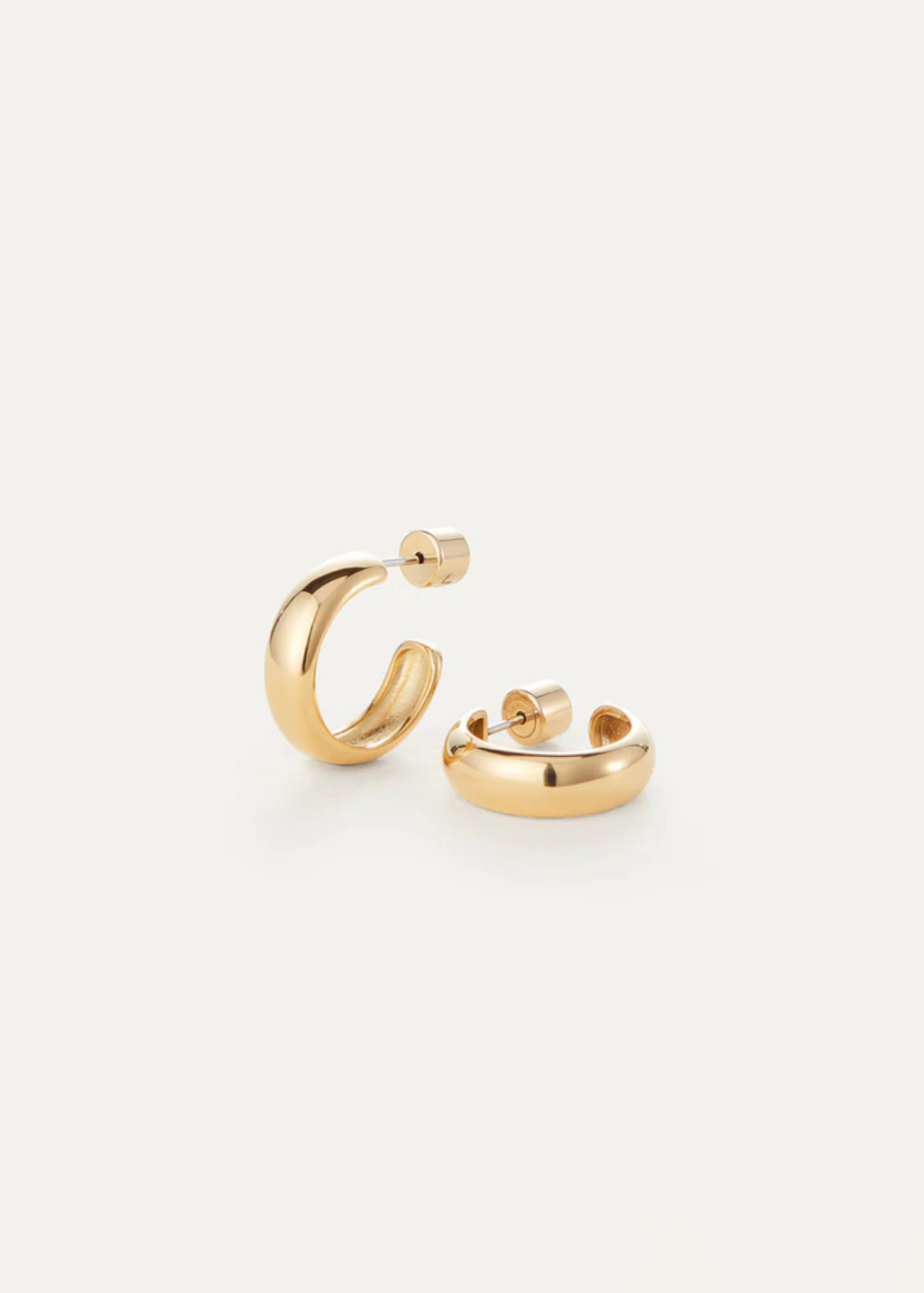 Jenny Bird Staple Hoops Small-Gold | Shop Tula