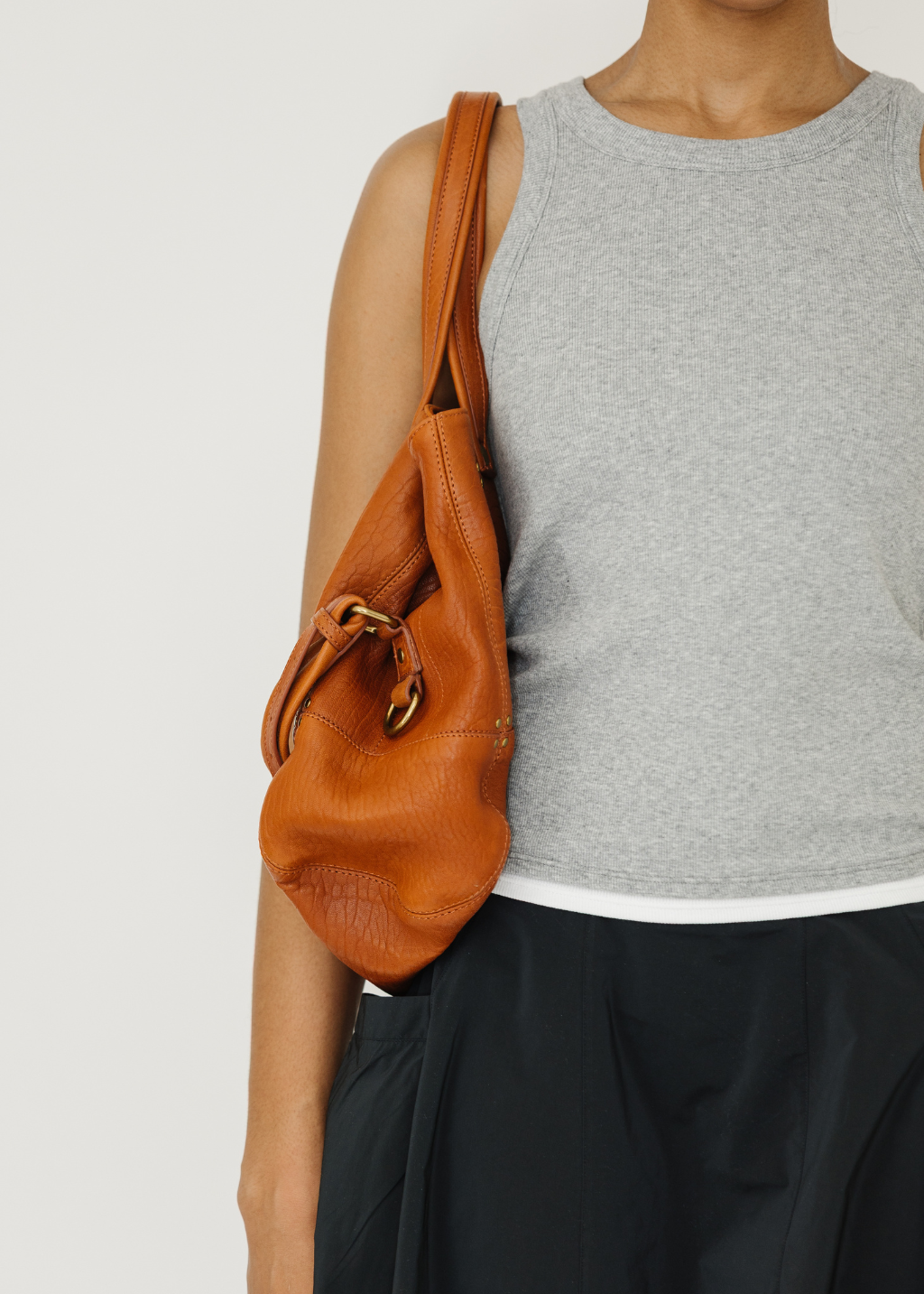 Jerome Dreyfuss Billy Medium Bag in Cognac Leather | Shop Tula