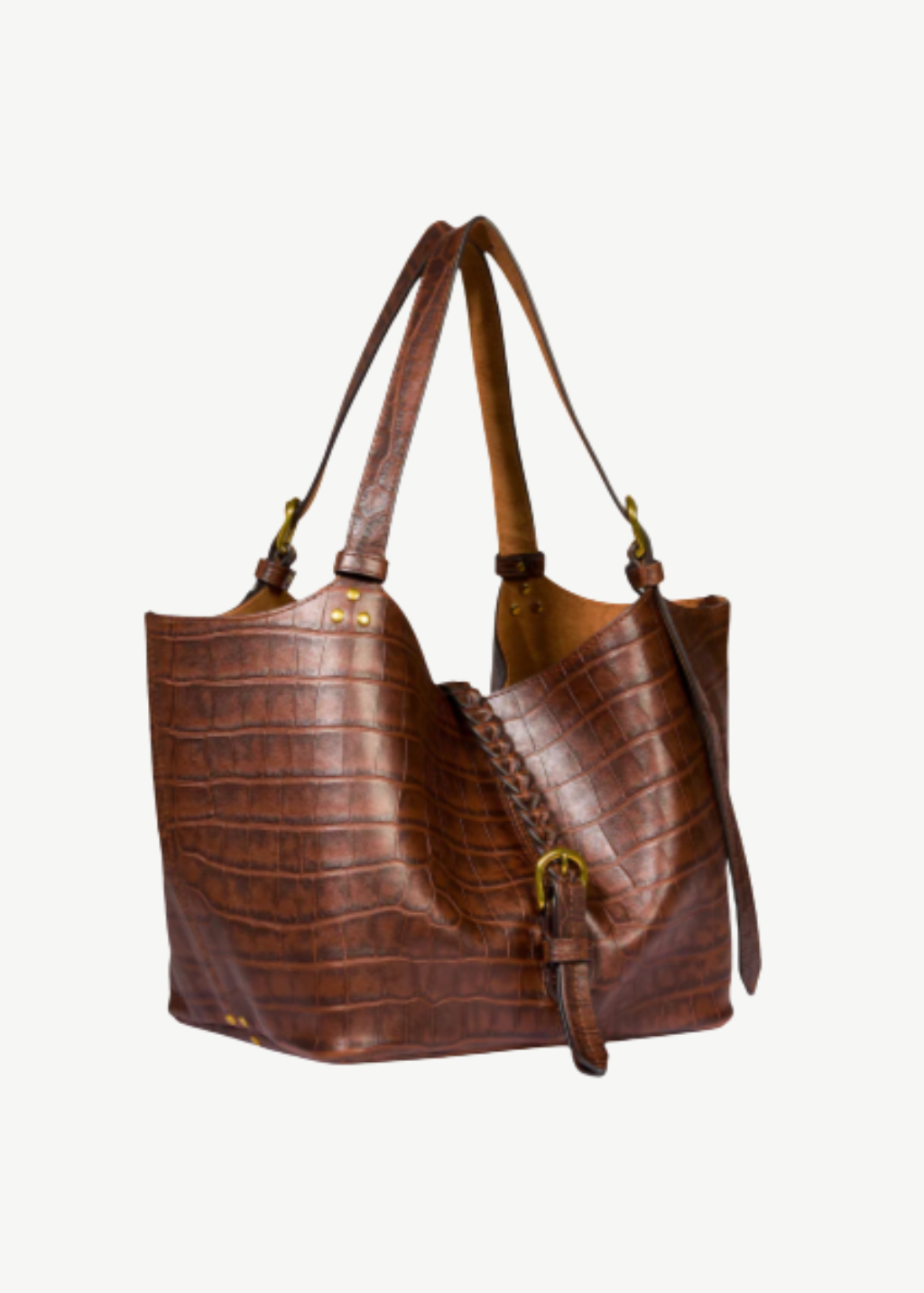 Jerome Dreyfuss Joseph S Tote in Croco | Shop Tula
