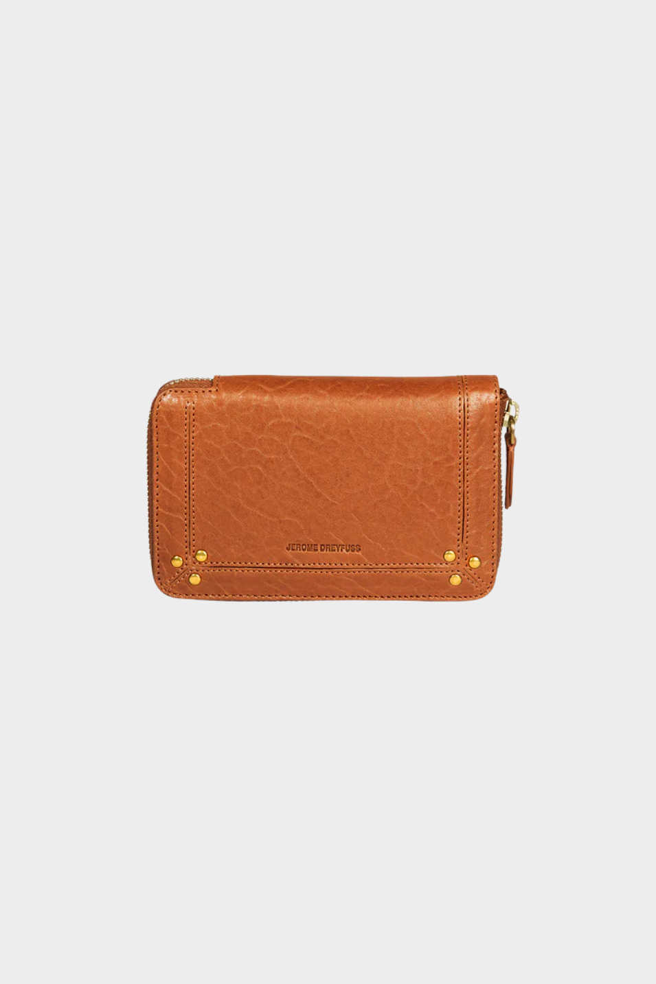 Jerome Dreyfuss Julien Wallet in Cognac | Shop Tula
