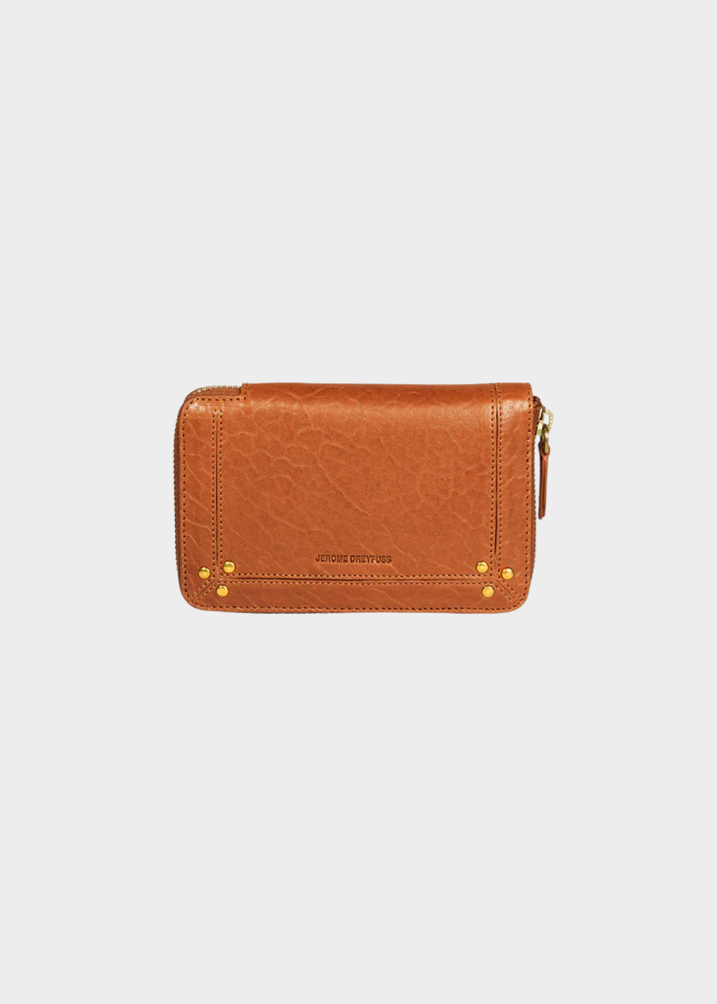 Jerome Dreyfuss Julien Wallet in Cognac | Shop Tula