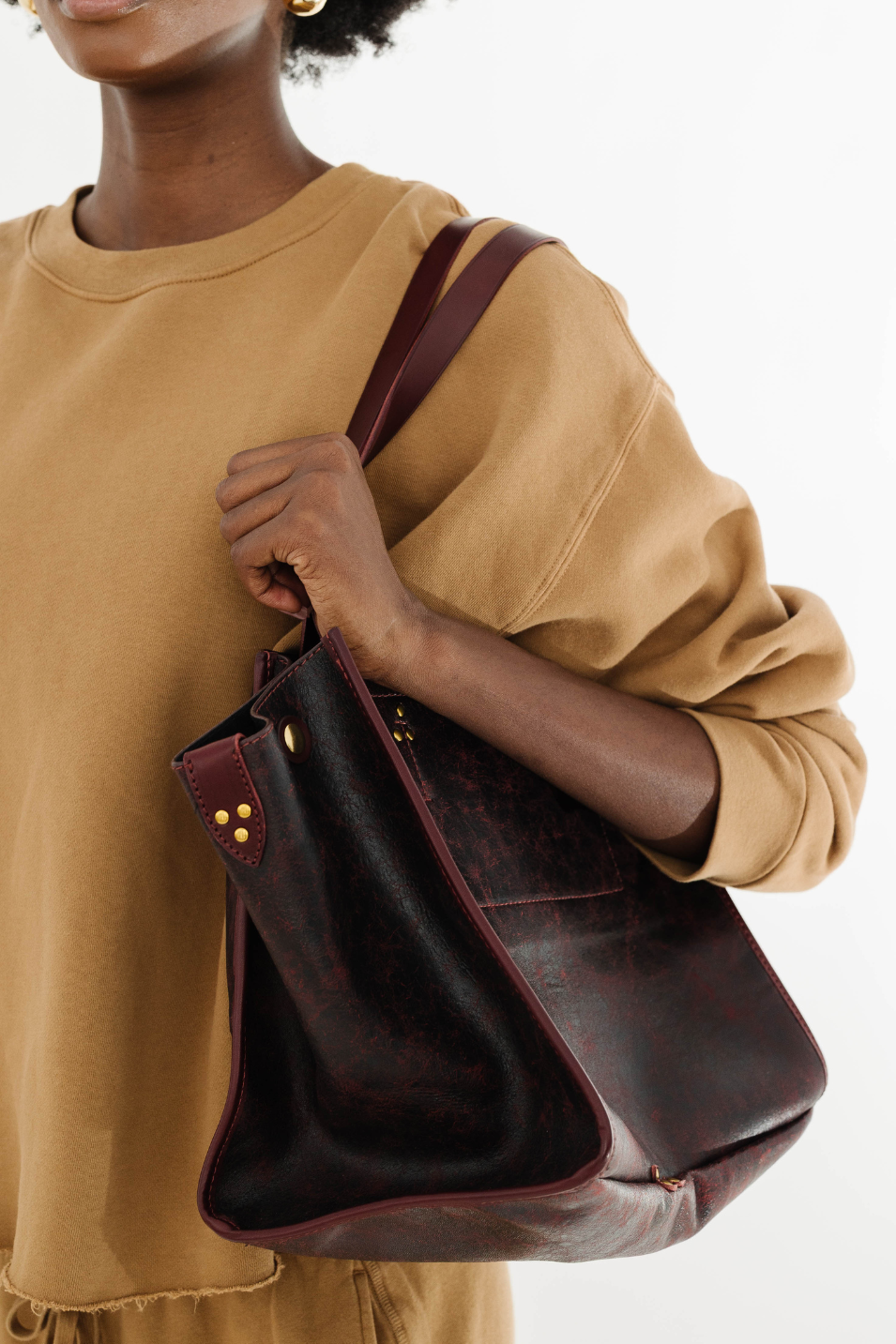 Jerome Dreyfuss Leon M Bag in Bordeaux | Shop Tula