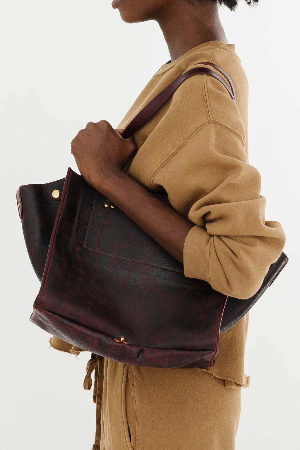 Jerome Dreyfuss Leon M Bag in Bordeaux | Shop Tula