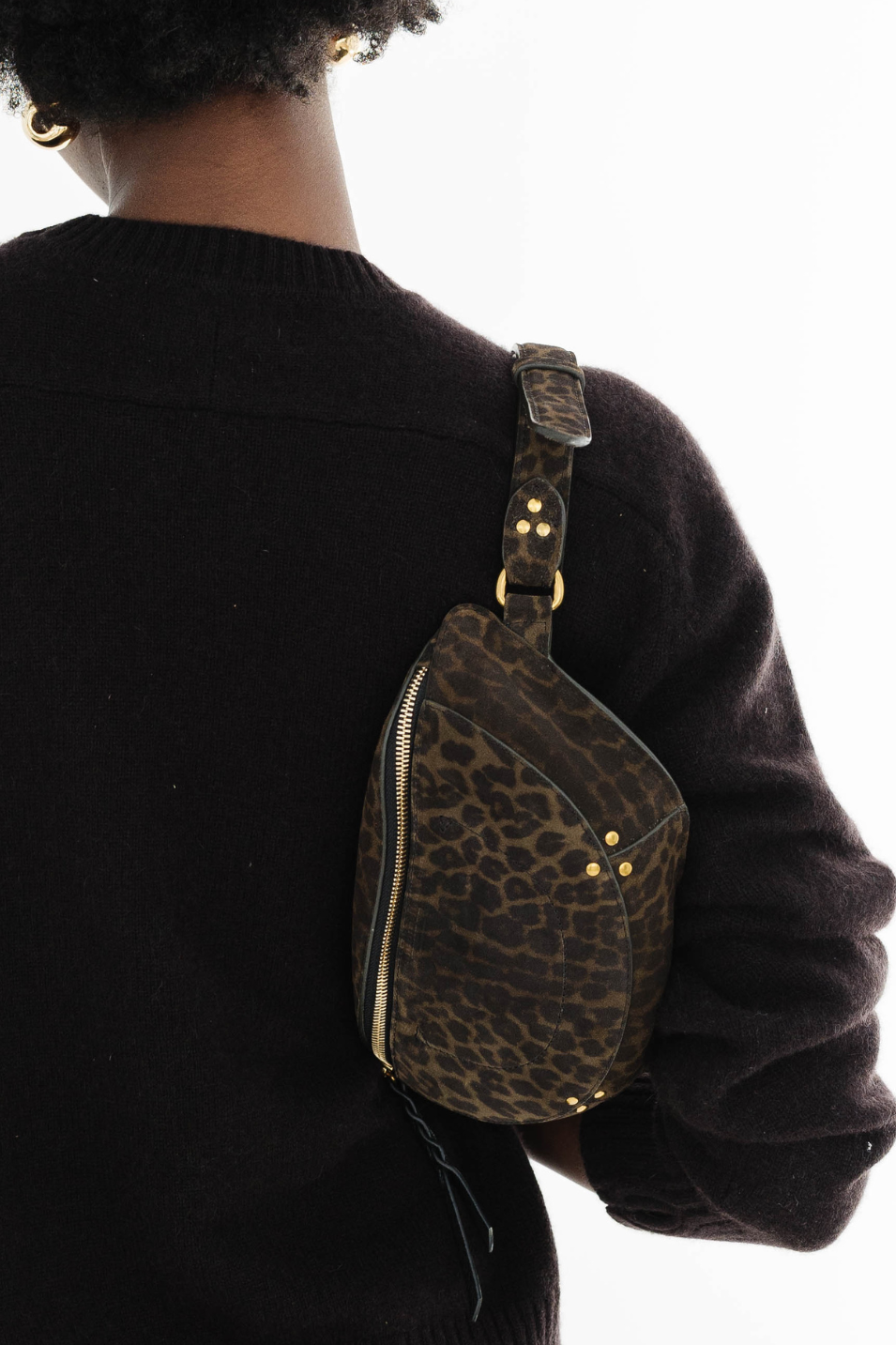 Jerome Dreyfuss Lino Banane Bag in Leopard | Shop Tula