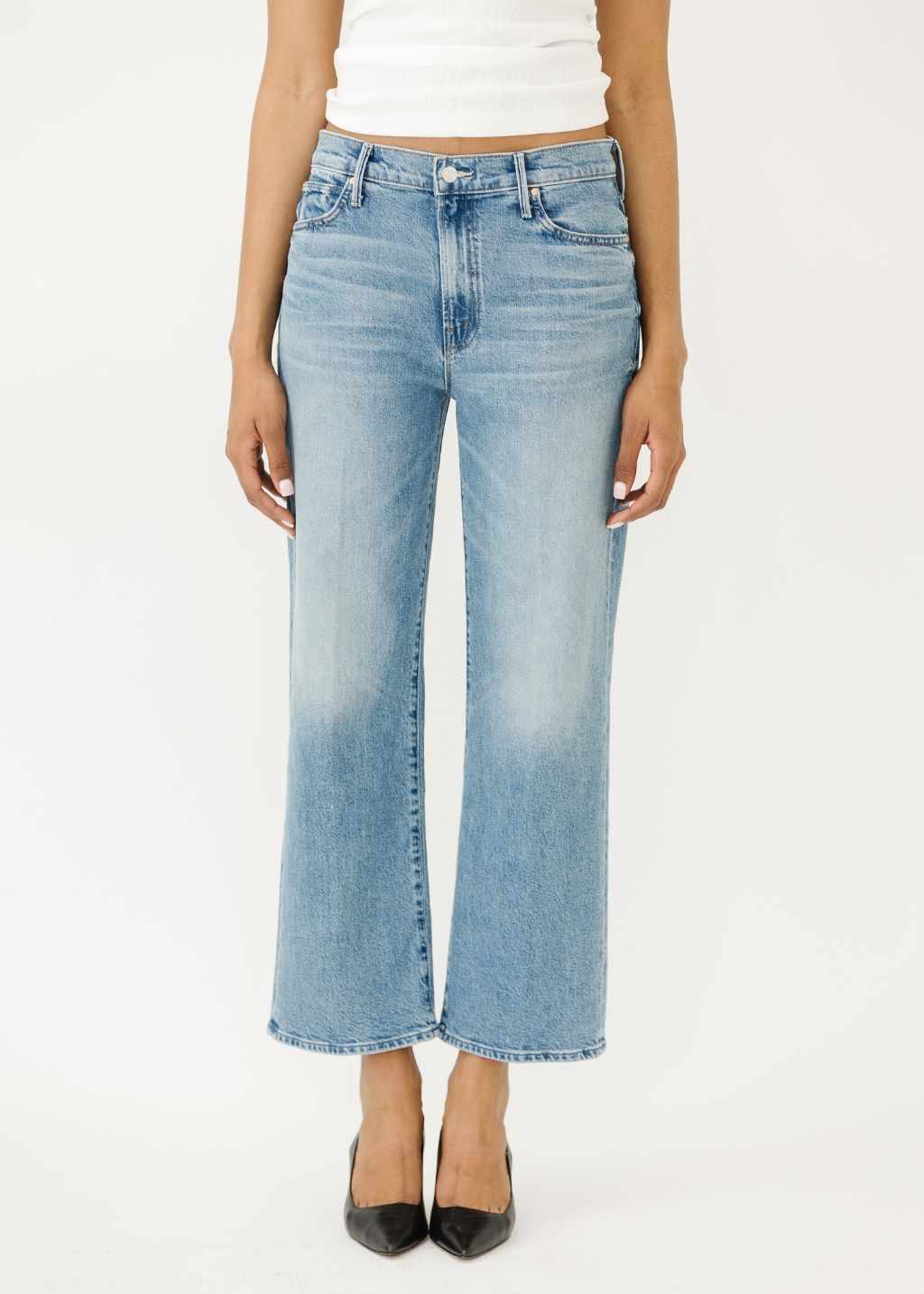 MOTHER Denim The Kick It Ankle in BGW | Shop Tula