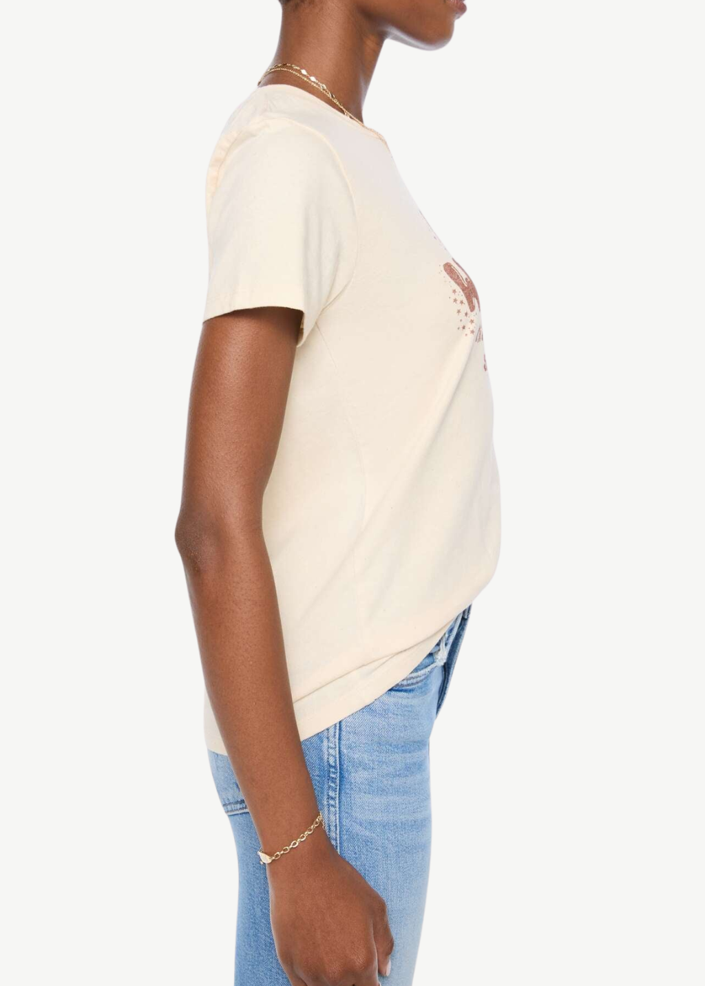 MOTHER The Boxy Goodie Goodie Tee in Lady Wonder | Shop Tula