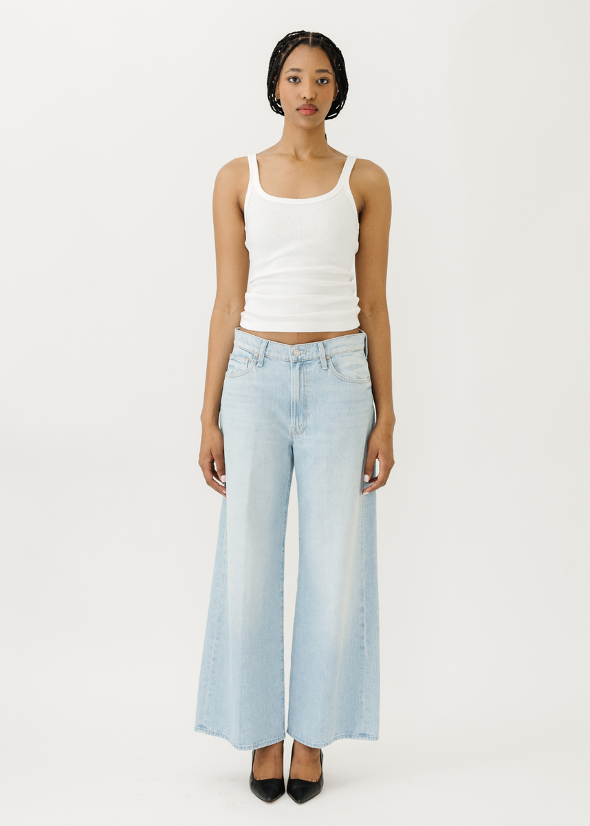 MOTHER The Ditcher Roller Zip Skimp in Few & Far Between | Shop