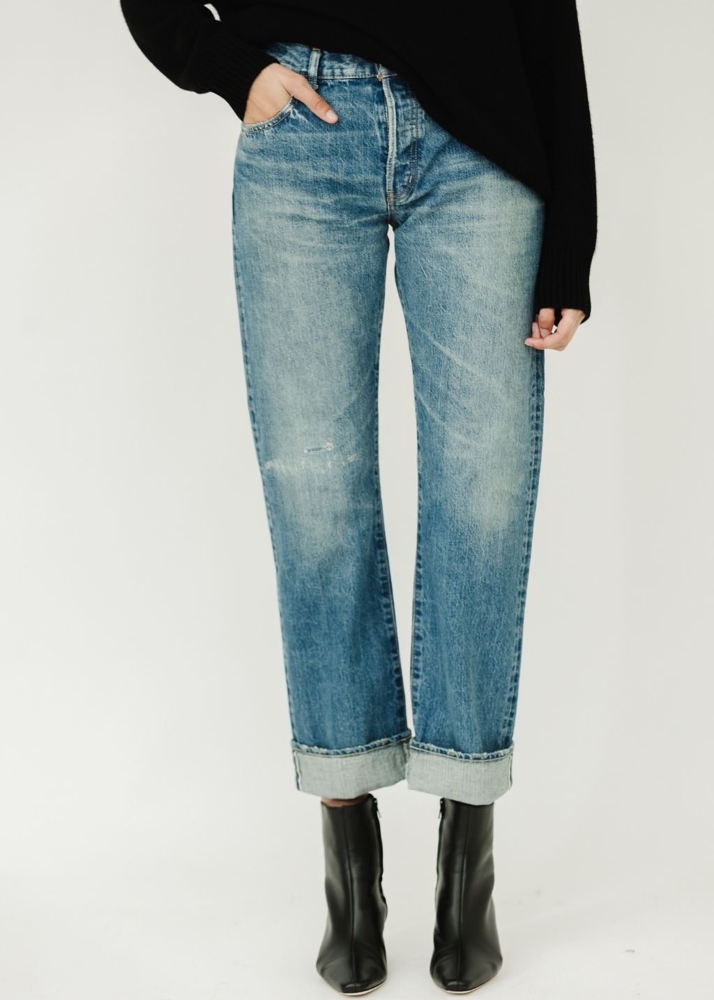 Moussy MV Frederica Straight SV in Blue | Shop Tula