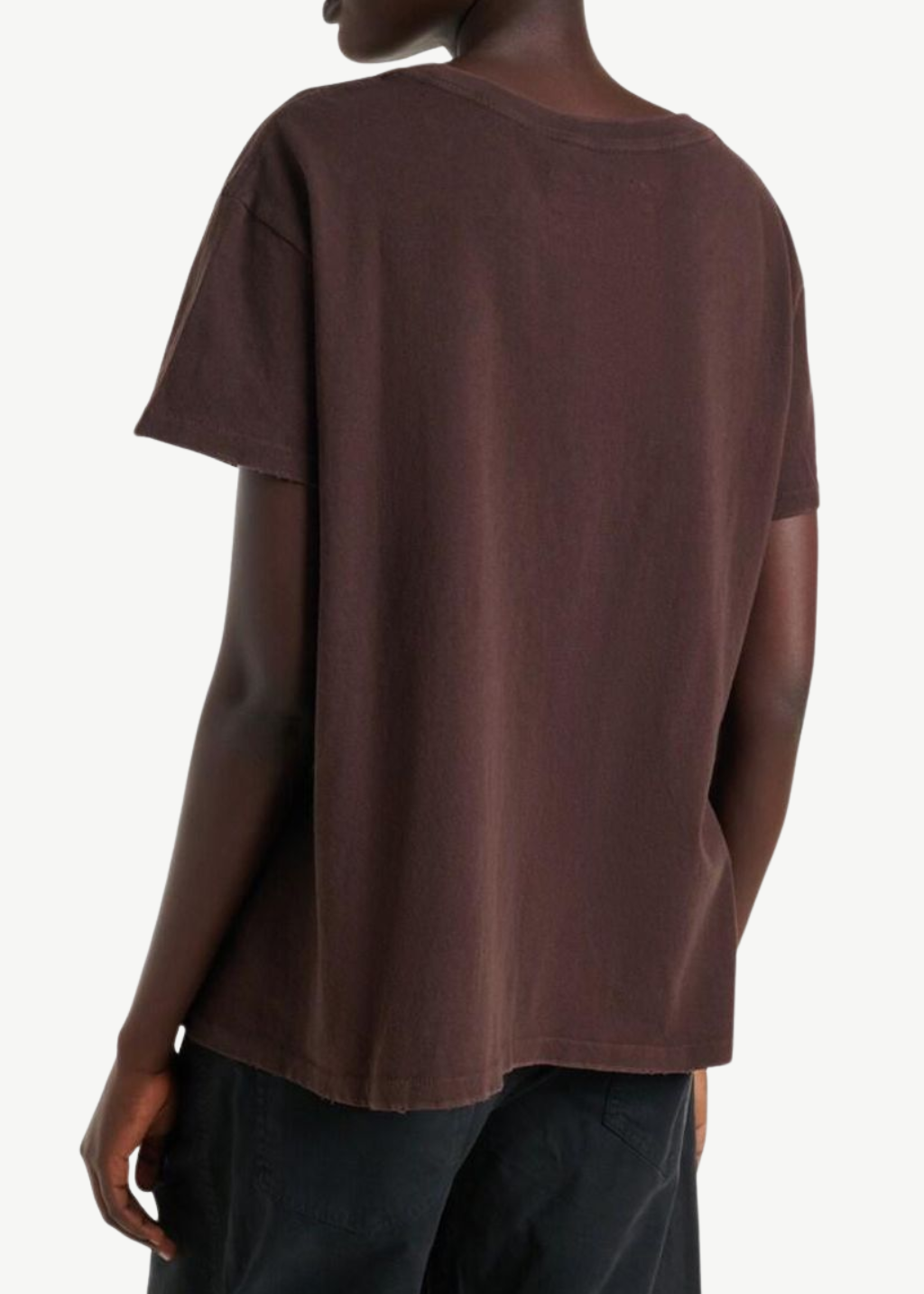 Nili Lotan Brady Tee in Espresso | Shop Tula