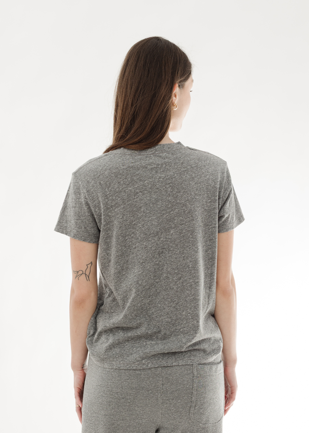 Nili Lotan Brady Tee in Grey | Shop Tula