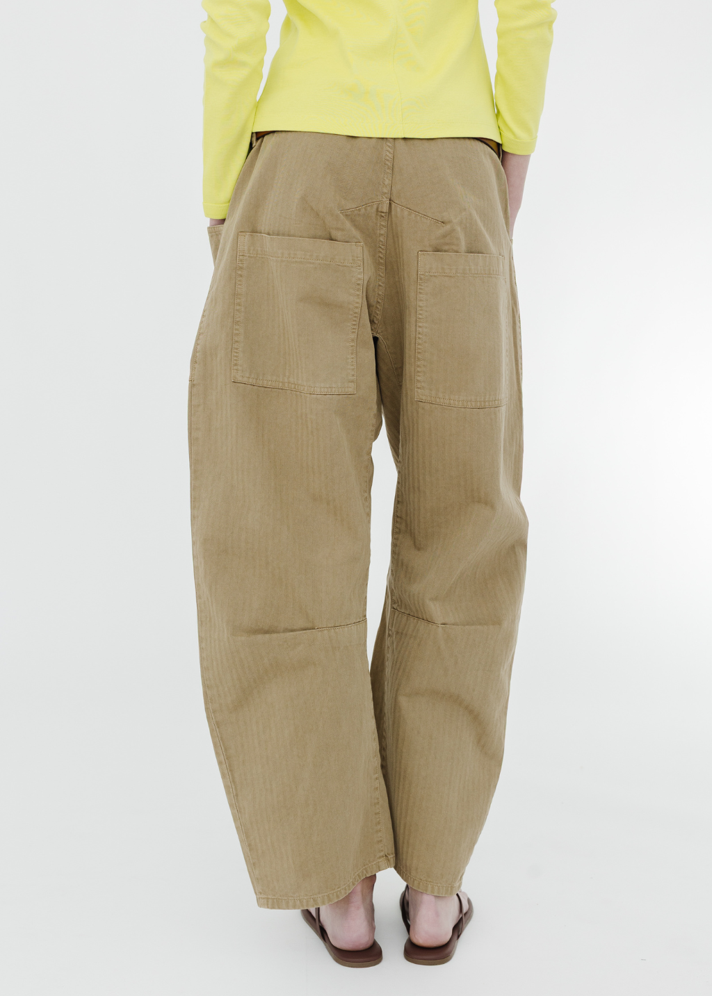 Nili Lotan Shon Pant in French Khaki | Shop Tula