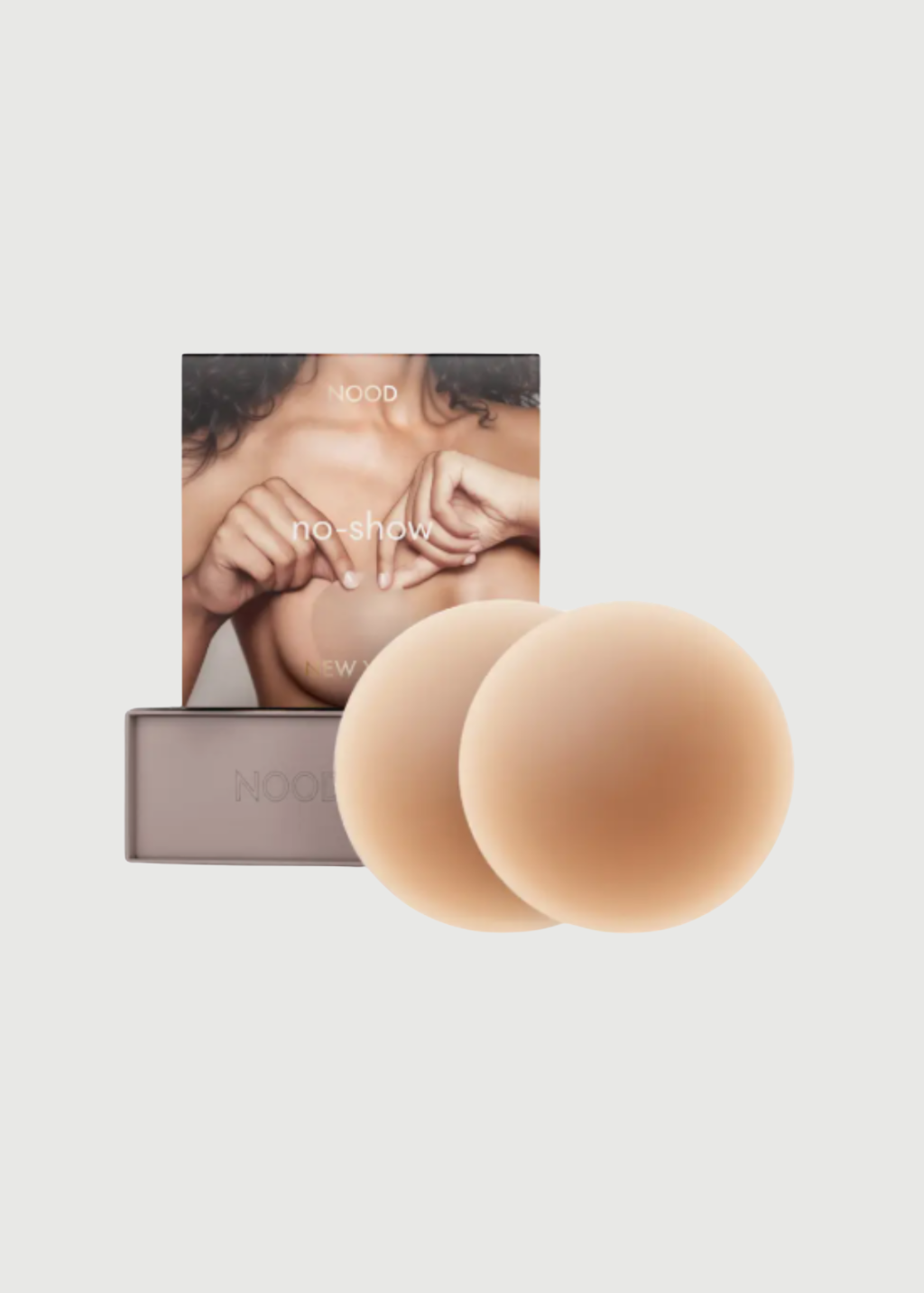 Nood No-Show Reusable Nipple Covers in Soft Tan | Shop Tula