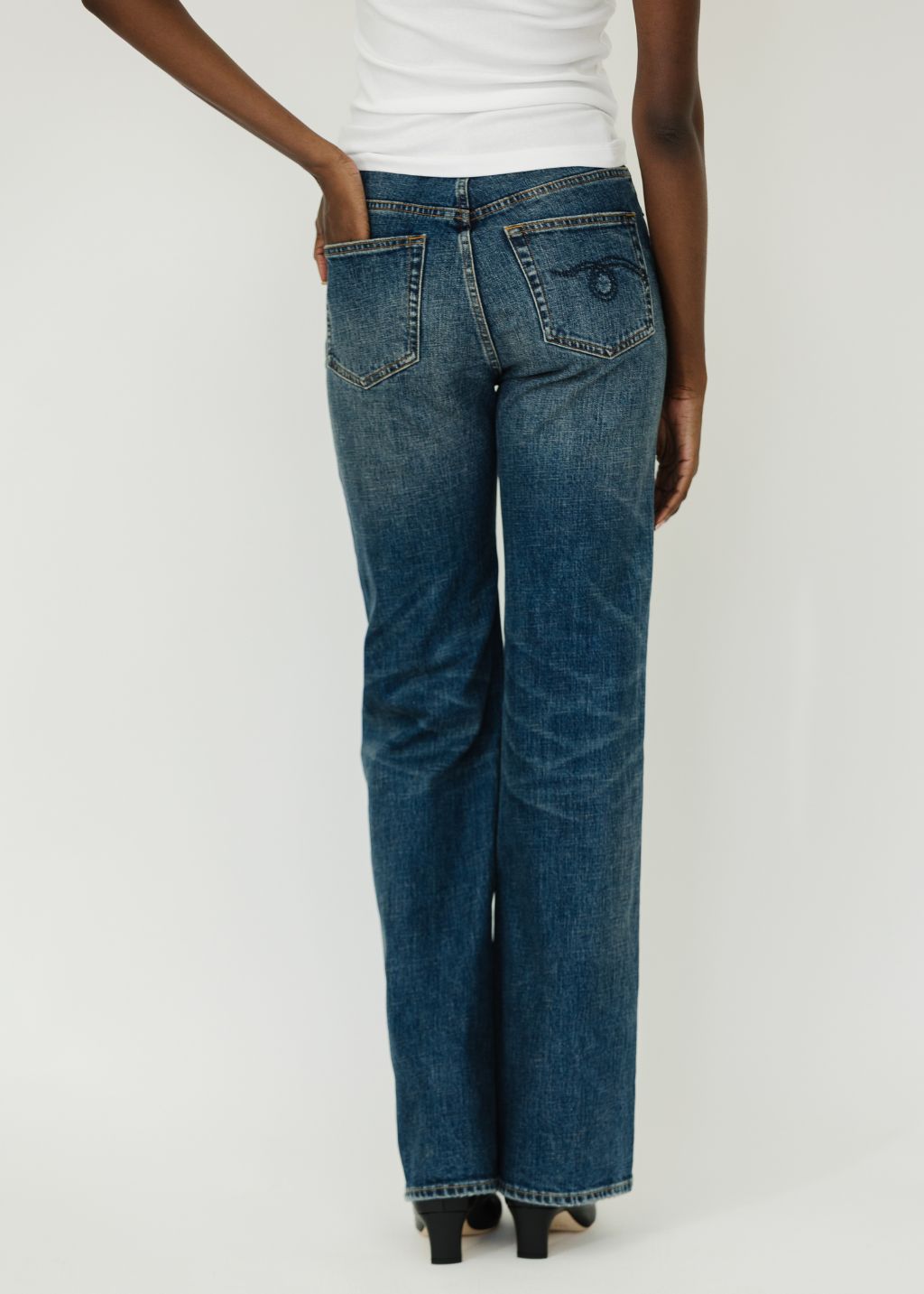 R13 Jane Jean Mire Blue Stretch | Shop Tula