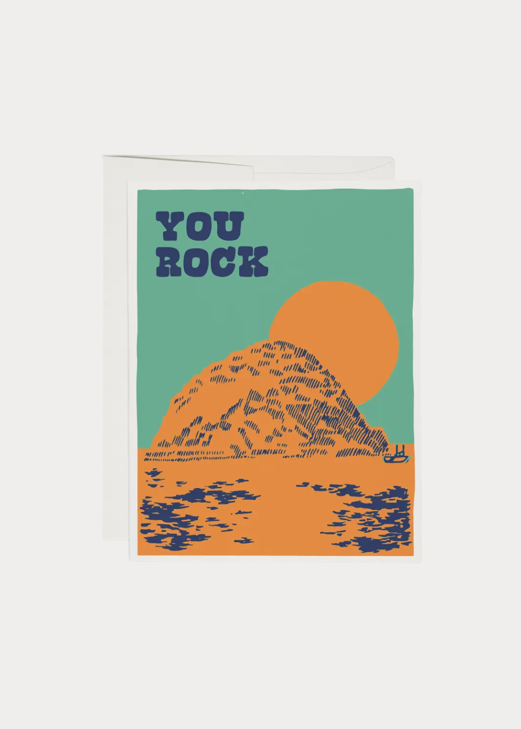 Red Cap Cards Rock Friendship Greeting Card | Shop Tula