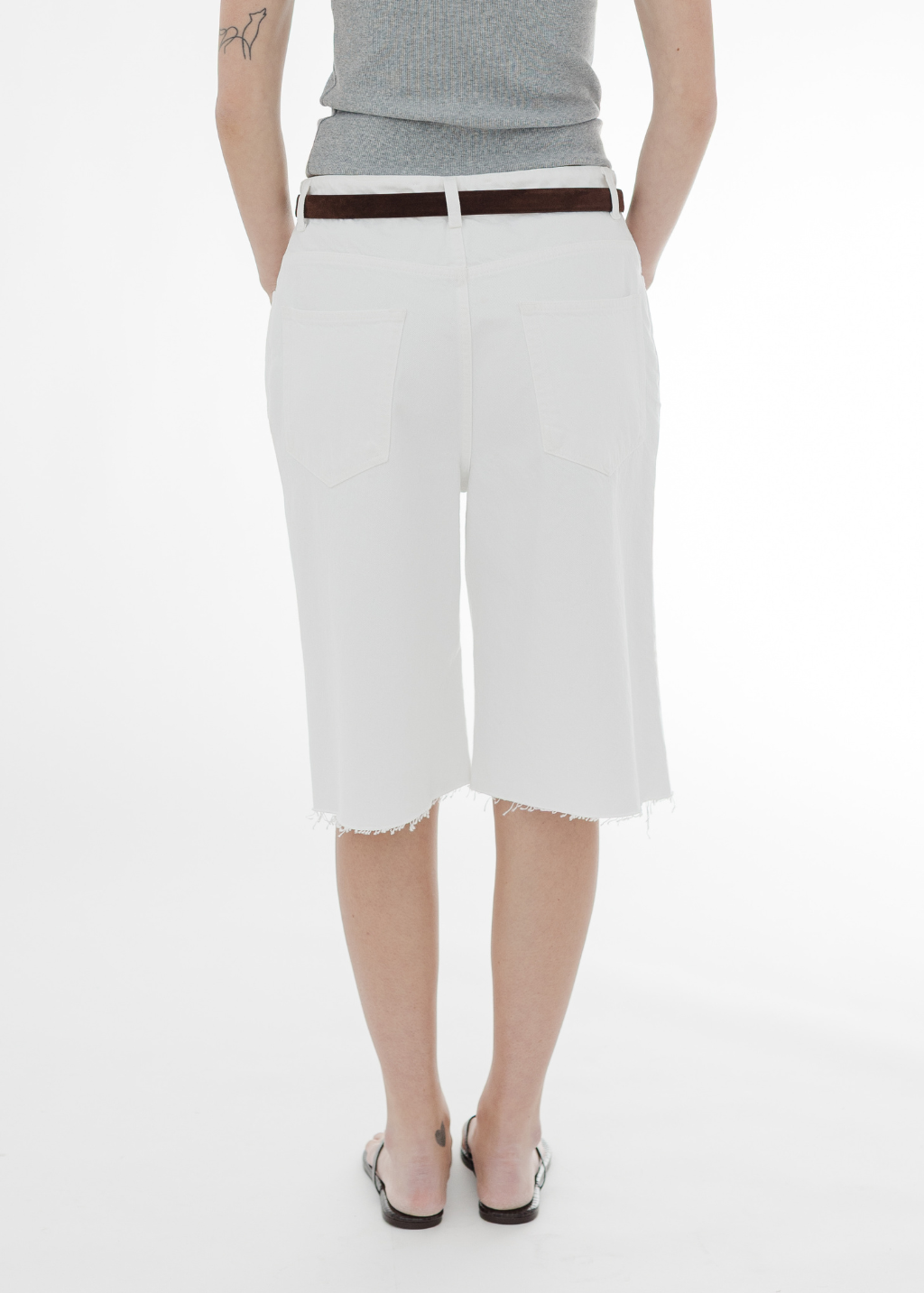 Rohe Baggy Denim Short | Shop Tula