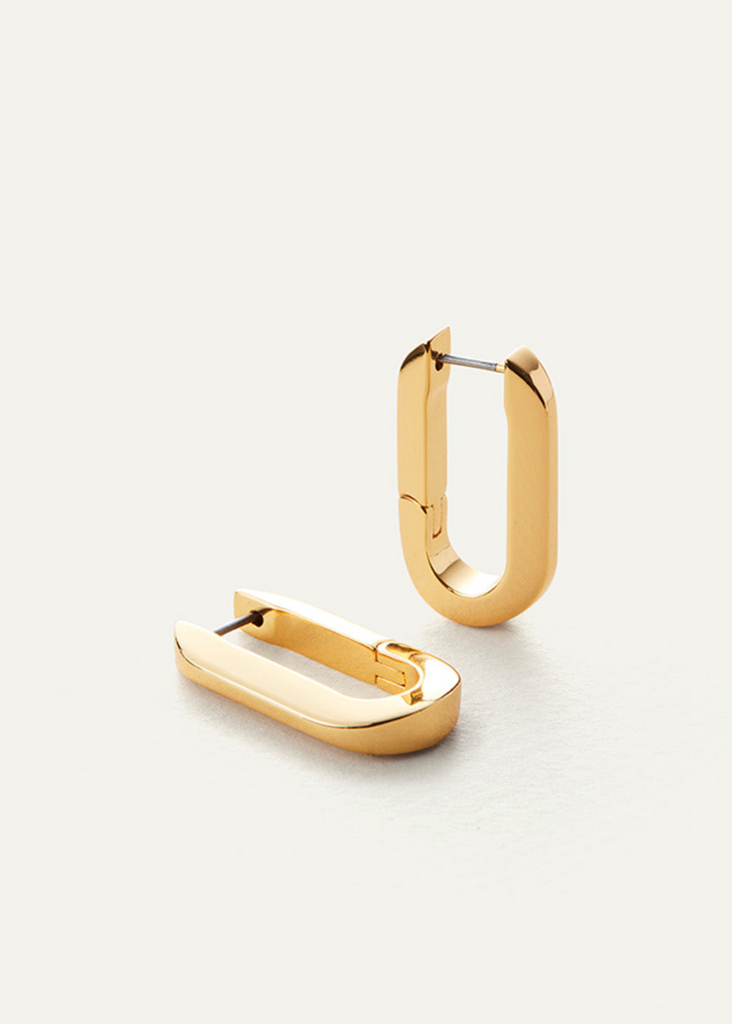 Jenny Bird U-Link Earrings in Gold | Tula's Online Boutique