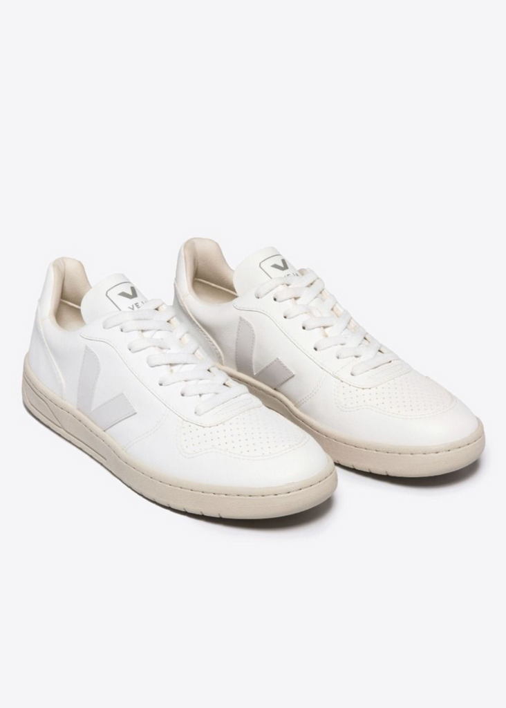 VEJA Campo ChromeFree Sneaker in Full White Front | Tula's Online Boutique