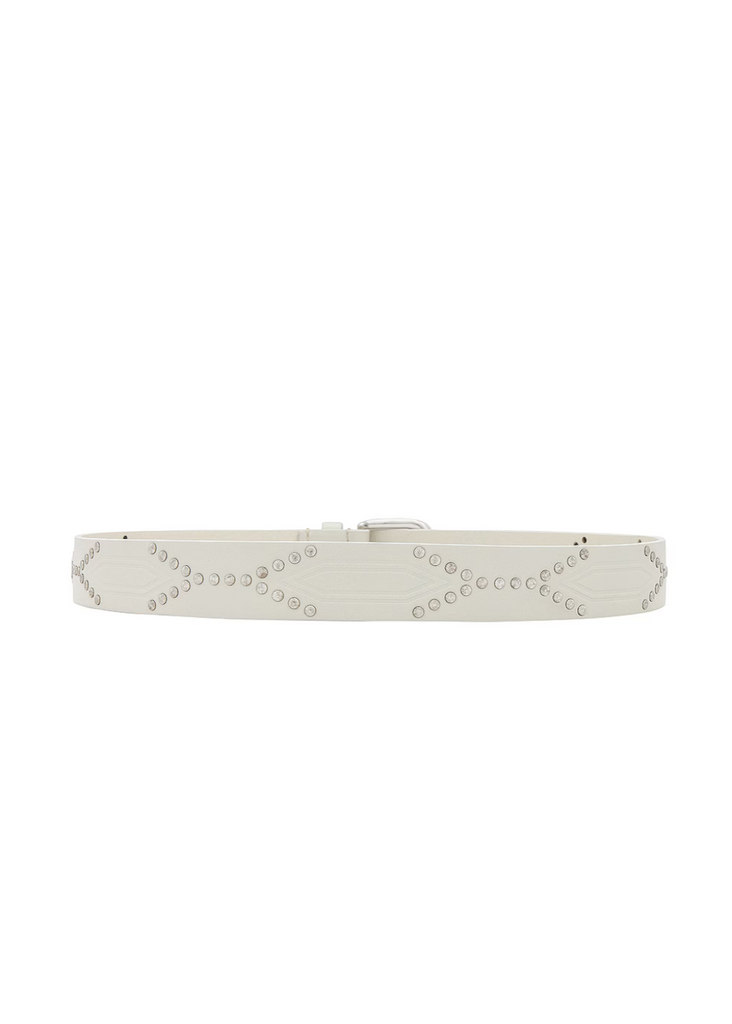 Isabel Marant Telly Belt In Chalk | Tula's Online Boutique