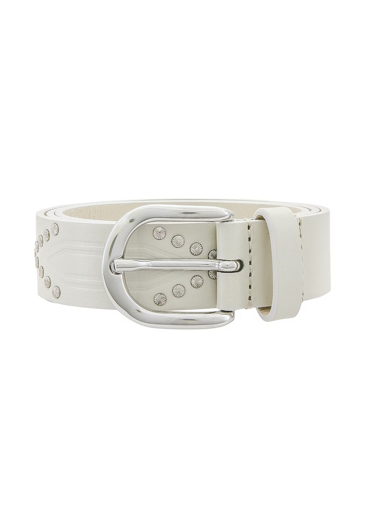Isabel Marant Telly Belt in Chalk/Silver | Tula's Online Boutique
