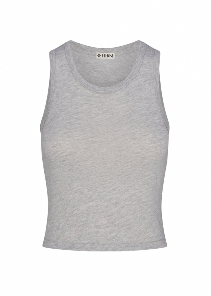 Éterne Fitted Tank in Heather | Tula's Online Boutique