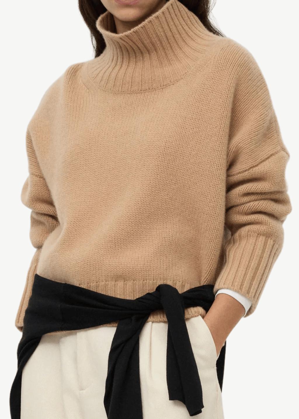 Soft Goat Girlfriend Turtleneck in Camel | Shop Tula