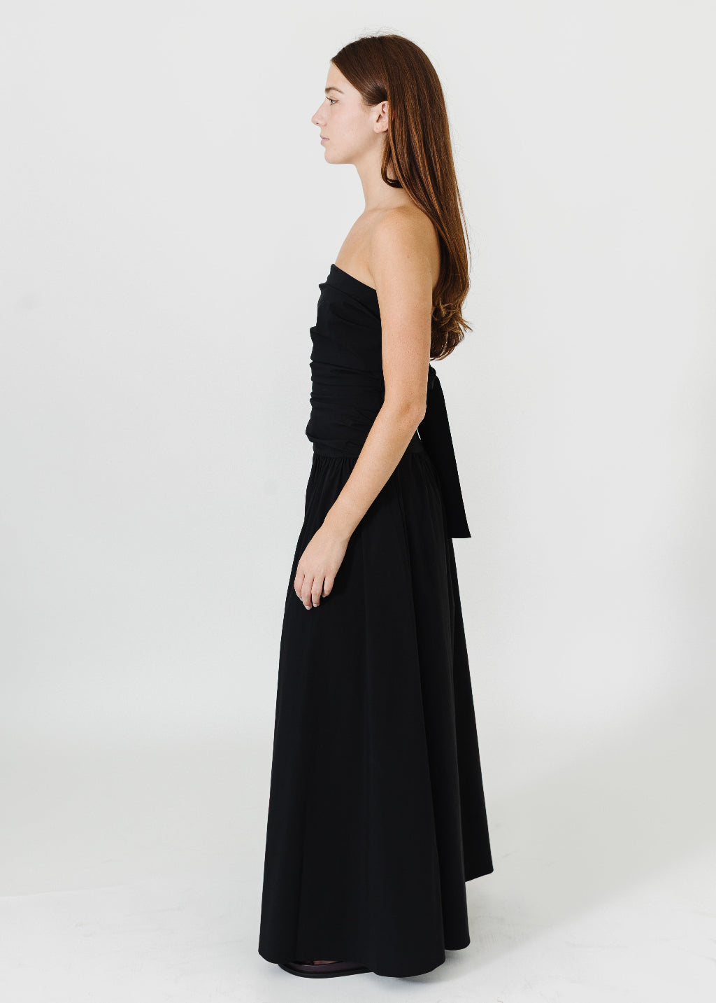 St. Agni Gathered Strapless Tie Dress | Shop Tula