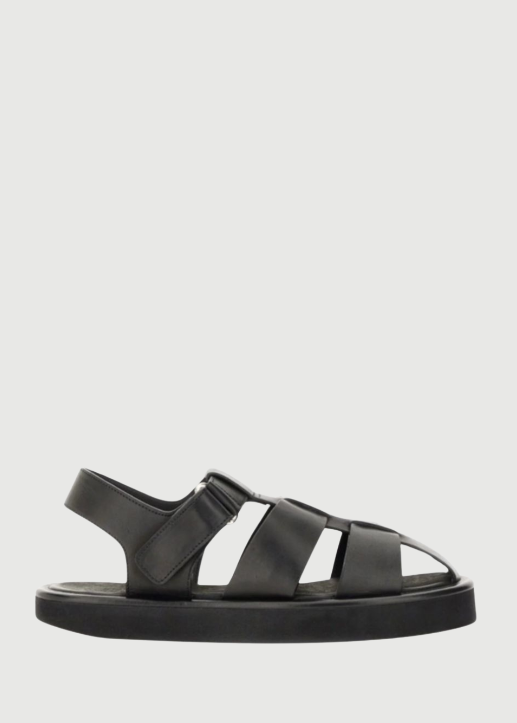 Studio Nicholson Fisherman Sandal in Black | Shop Tula