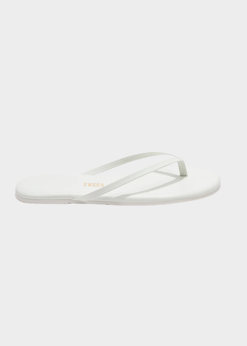 TKEES Flip Flop Solid in White | Tula Designer Boutique